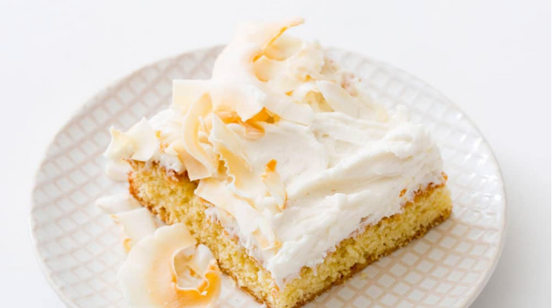 Miss Jones Baking CoSimple DairyFree Coconut Sheet Cake Recipe
