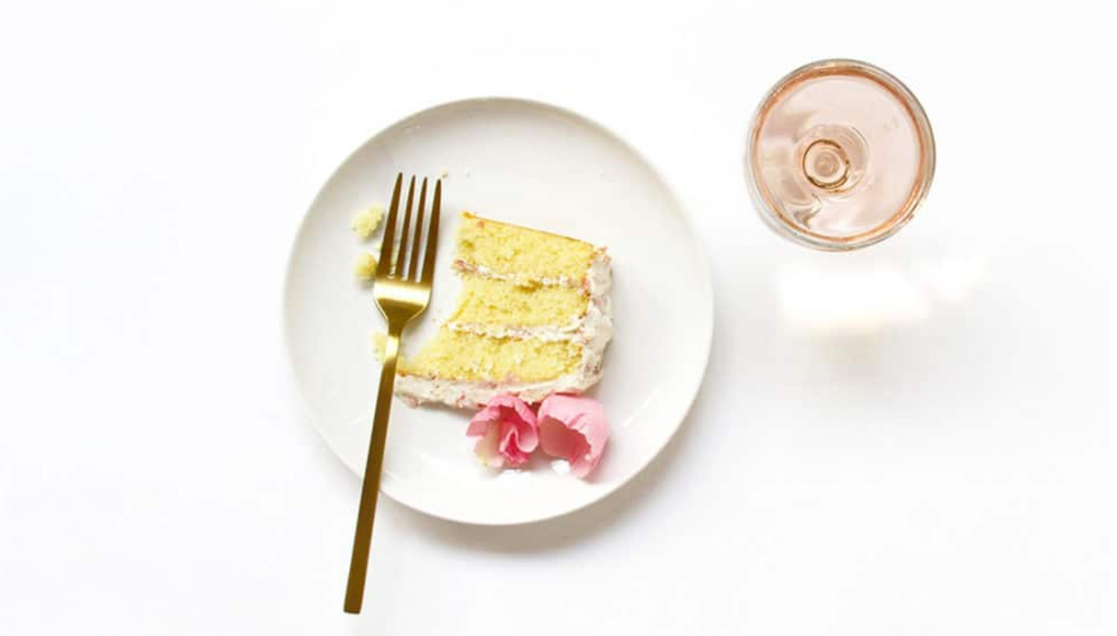 Rosé All Day Rose Cake