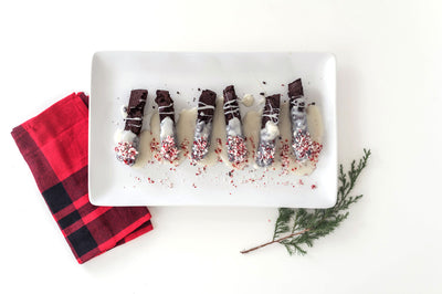 Easy Chocolate Peppermint Cake Mix Biscotti