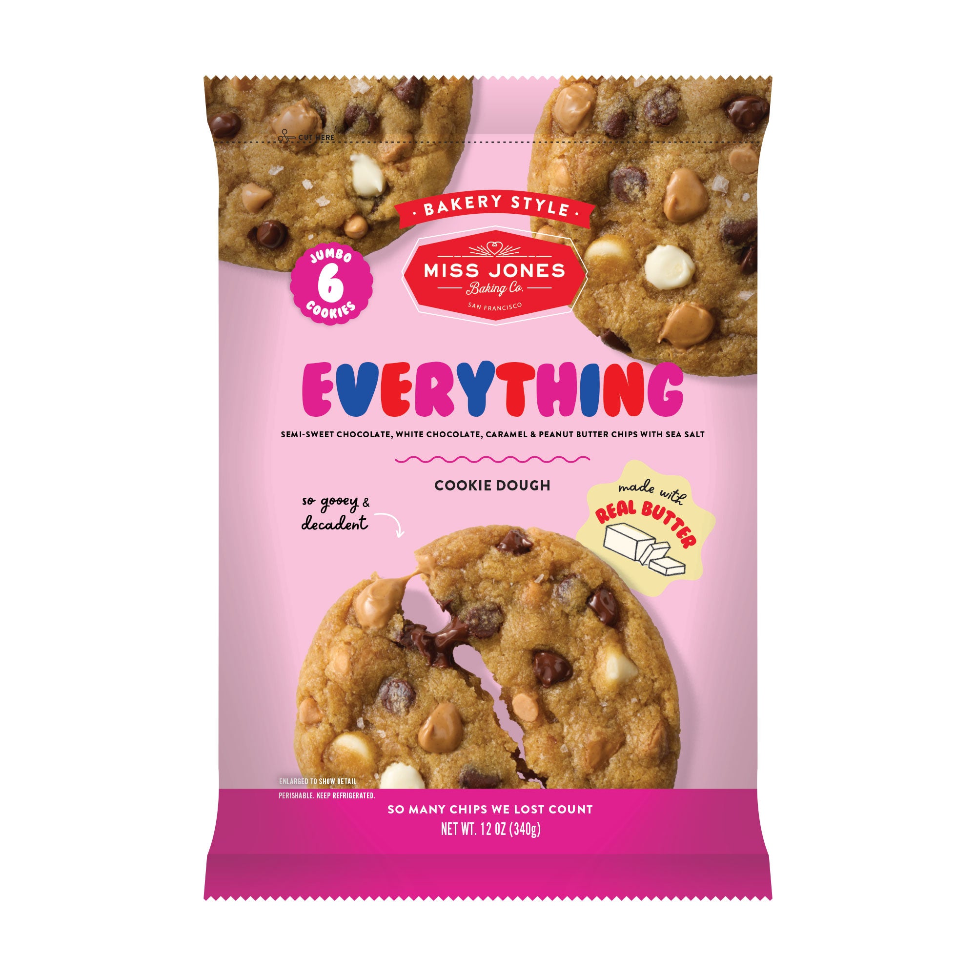 その他 cookie Jumbo Bakery Style Everything Cookie Dough – Miss Jones Baking Co