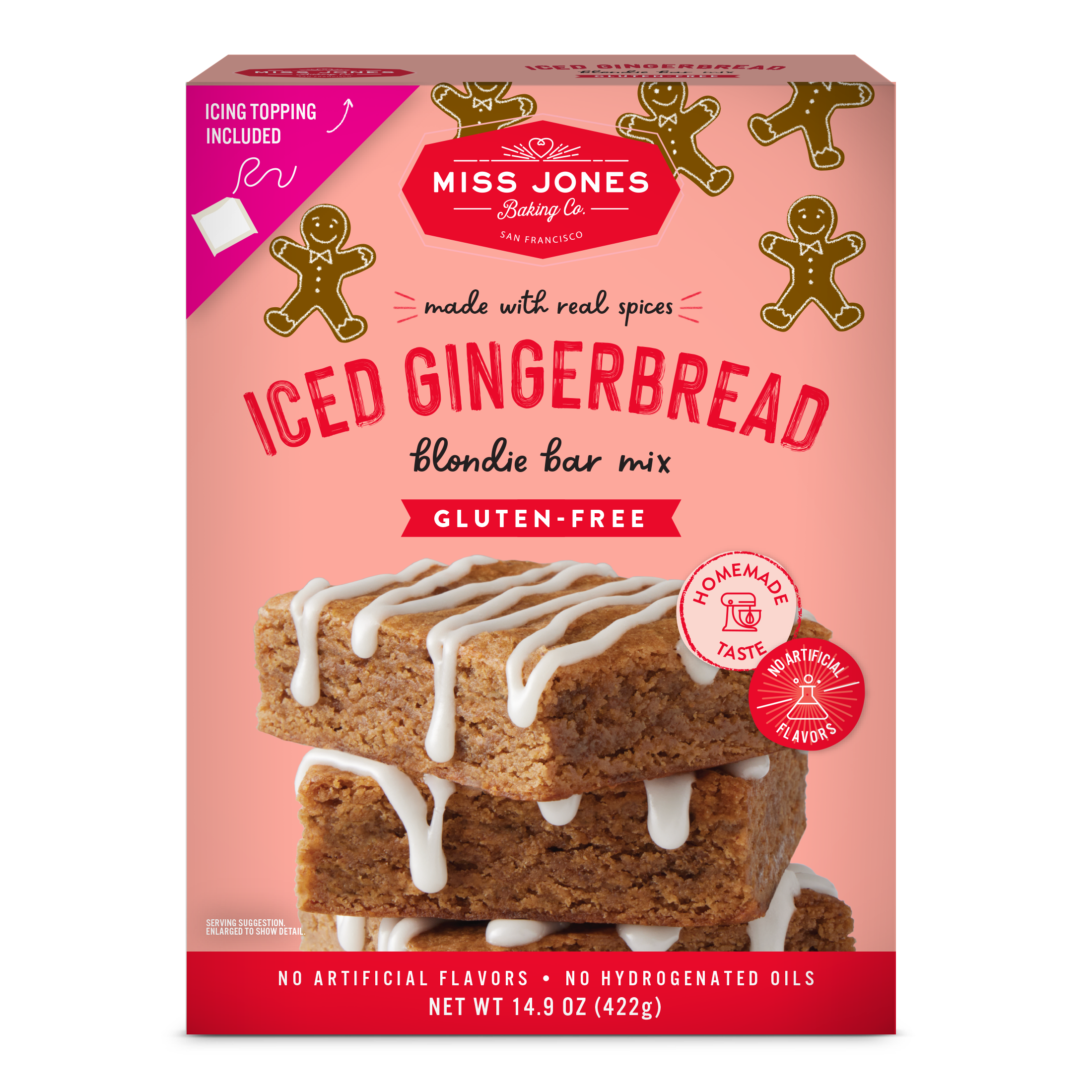 biscuit　レディース　GB XS Gluten Free Iced Gingerbread Blondie Bar Kit – Miss Jones Baking Co