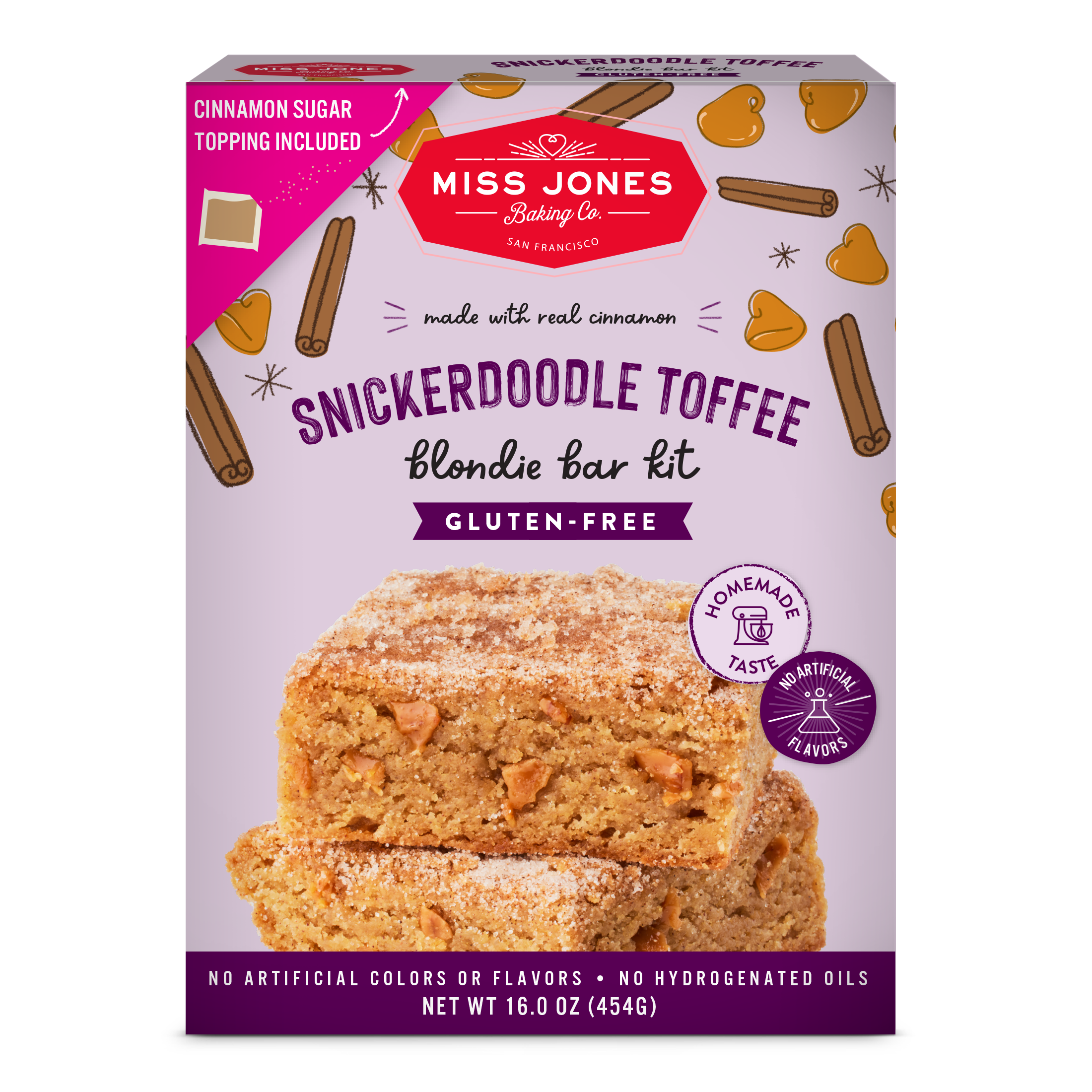 Gluten-Free Snickerdoodle Toffee Blondie Bar Kit – Miss Jones