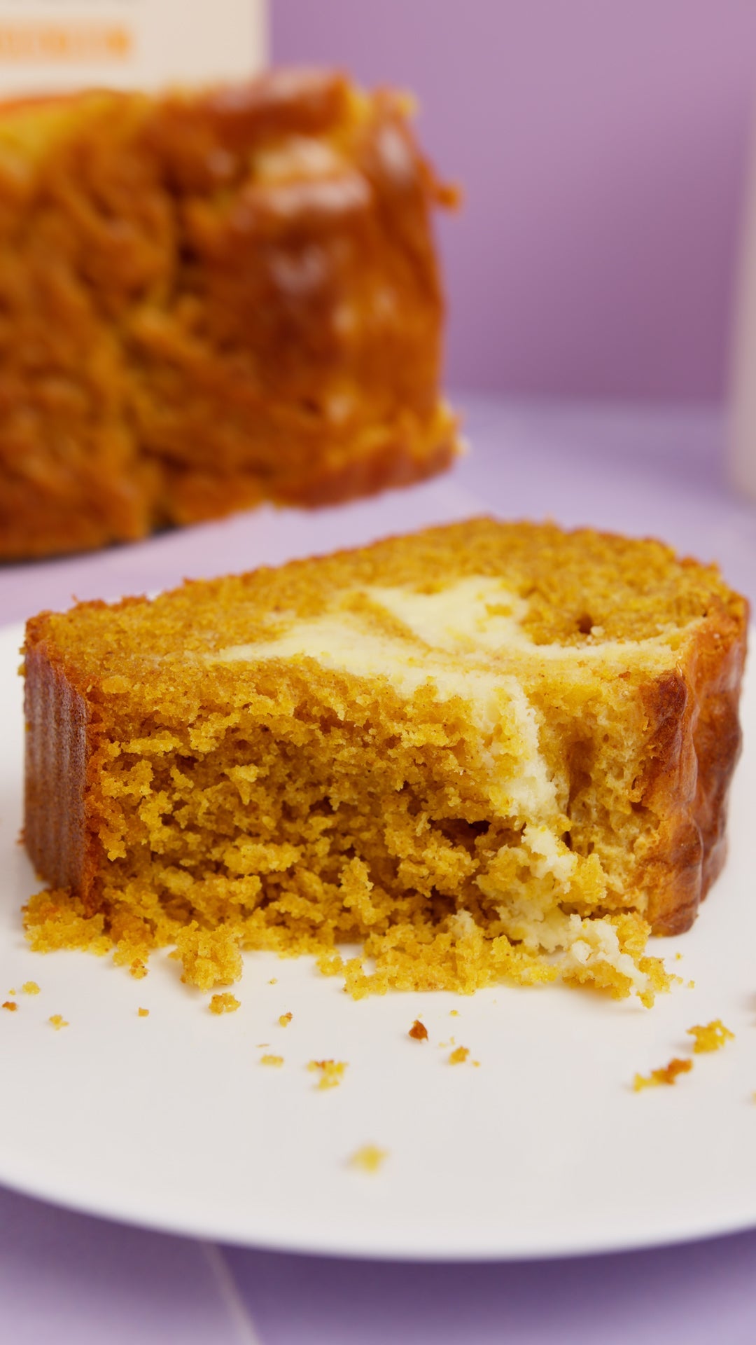 Organic Pumpkin Swirl Bread