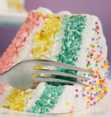 Organic Unicorn Confetti Pop Cake