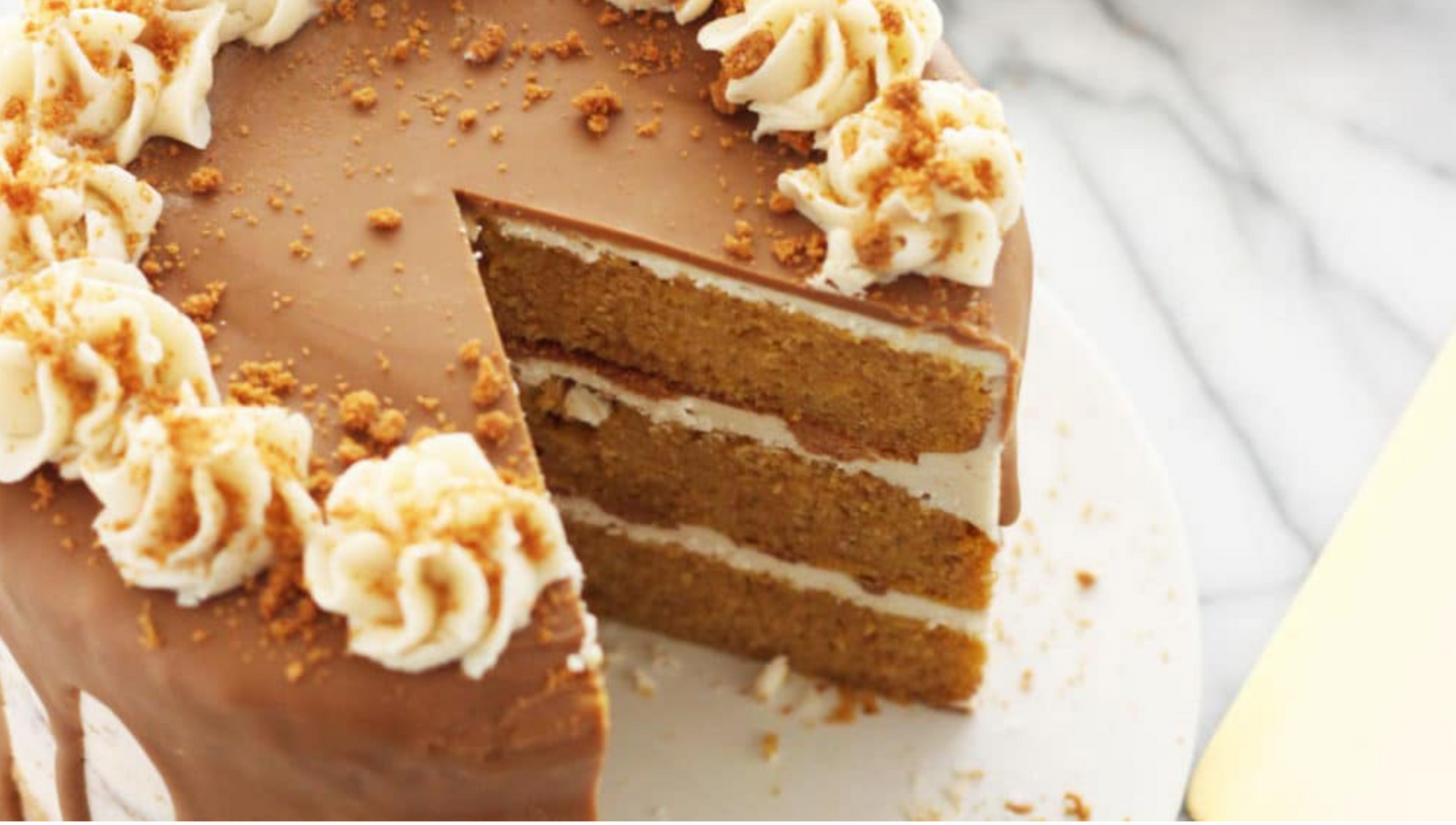Miss Jones Baking Co Cookie Butter Pumpkin Layer Cake Image