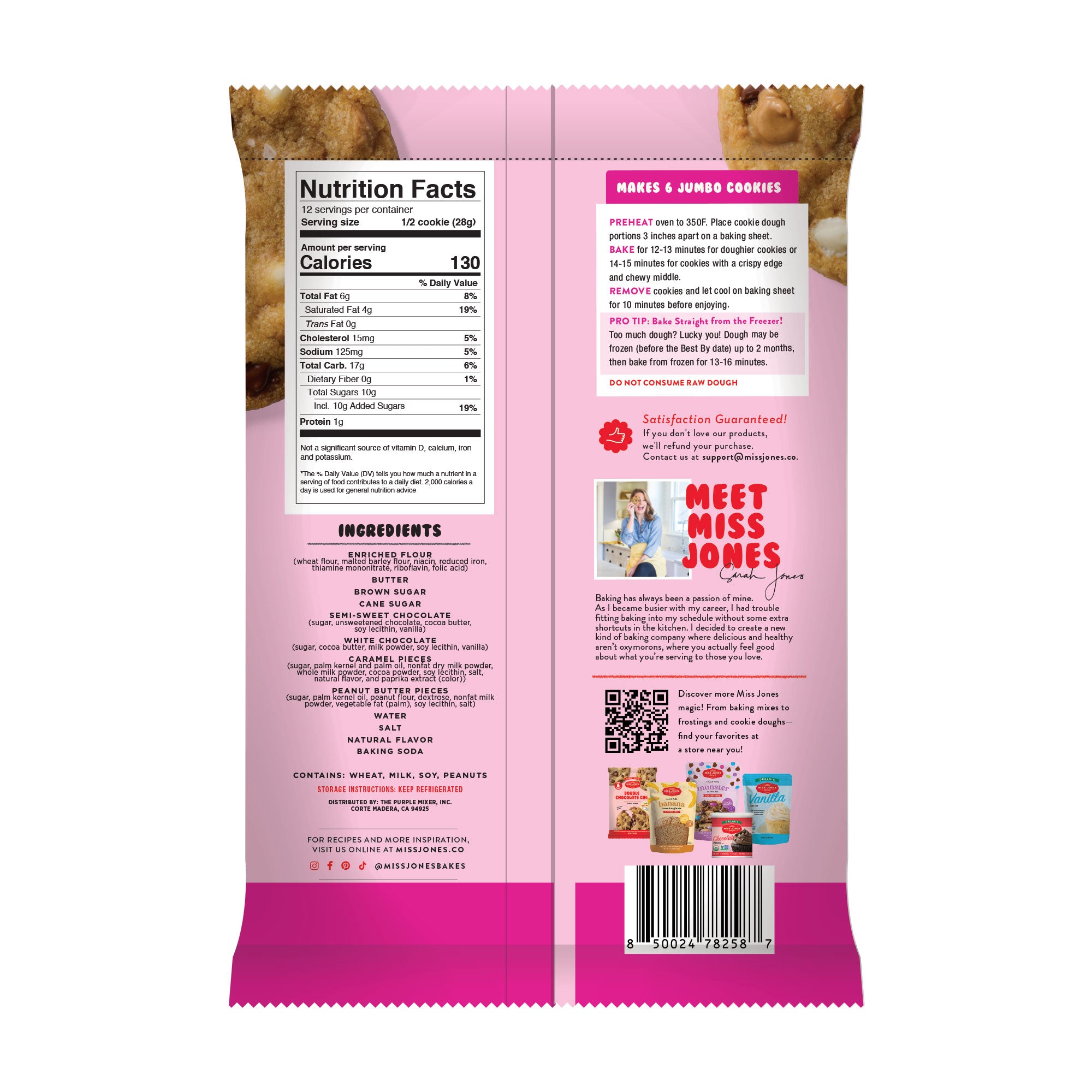 Jumbo Bakery Style Everything Cookie Dough – Miss Jones Baking Co
