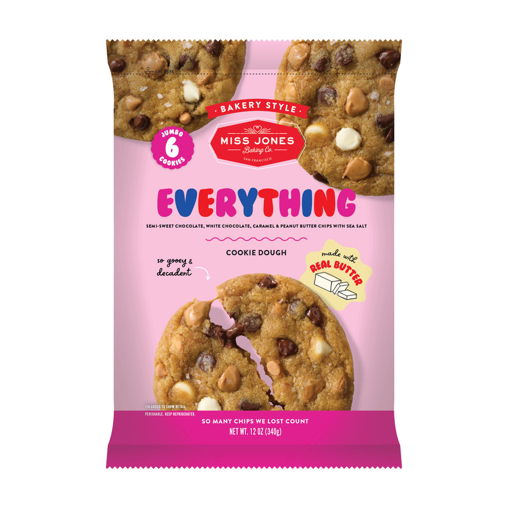 Jumbo Bakery Style Everything Cookie Dough – Miss Jones Baking Co
