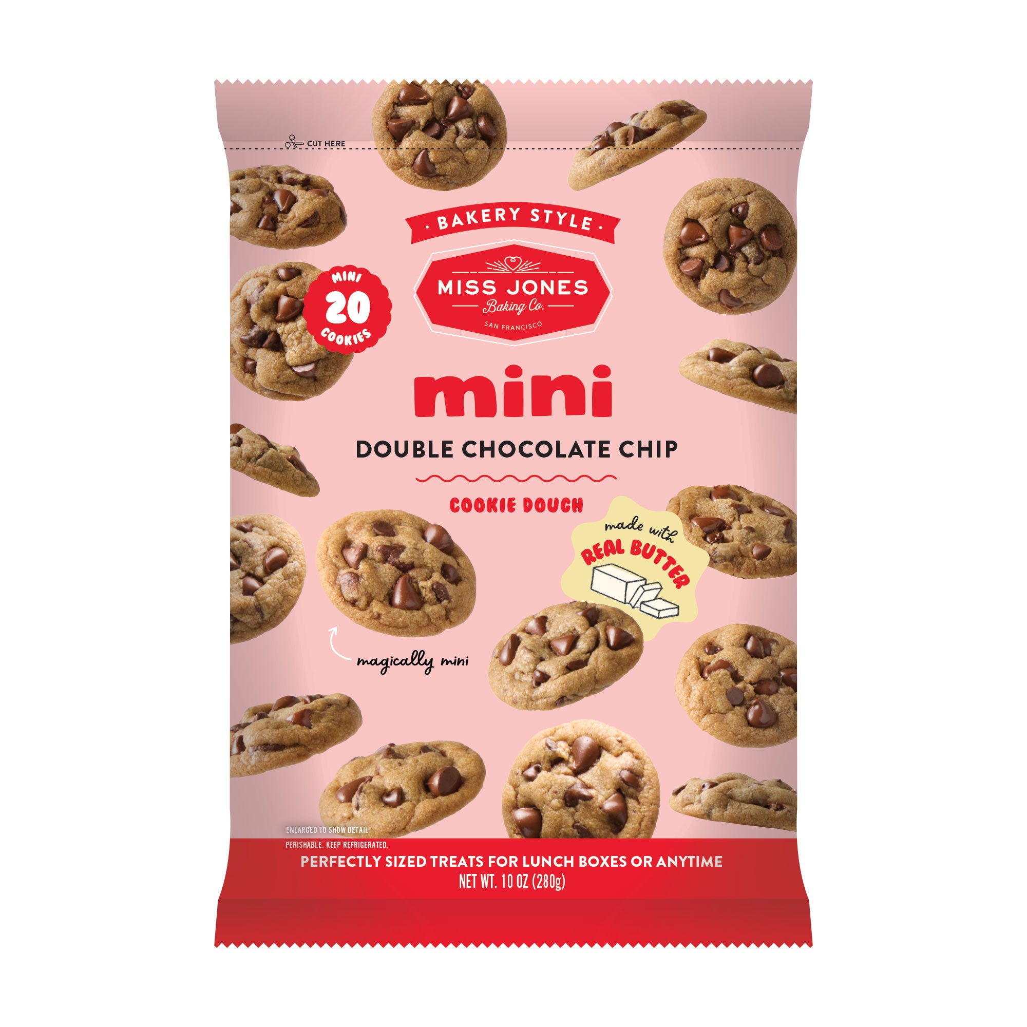 Mini Bakery Style Chocolate Chip Cookie Dough – Miss Jones Baking Co