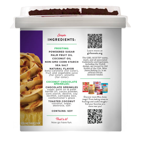 Girl Scout Coconut Caramel Frosting