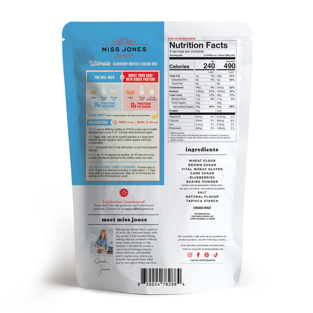 Ultimate Blueberry Muffin & Bread Mix