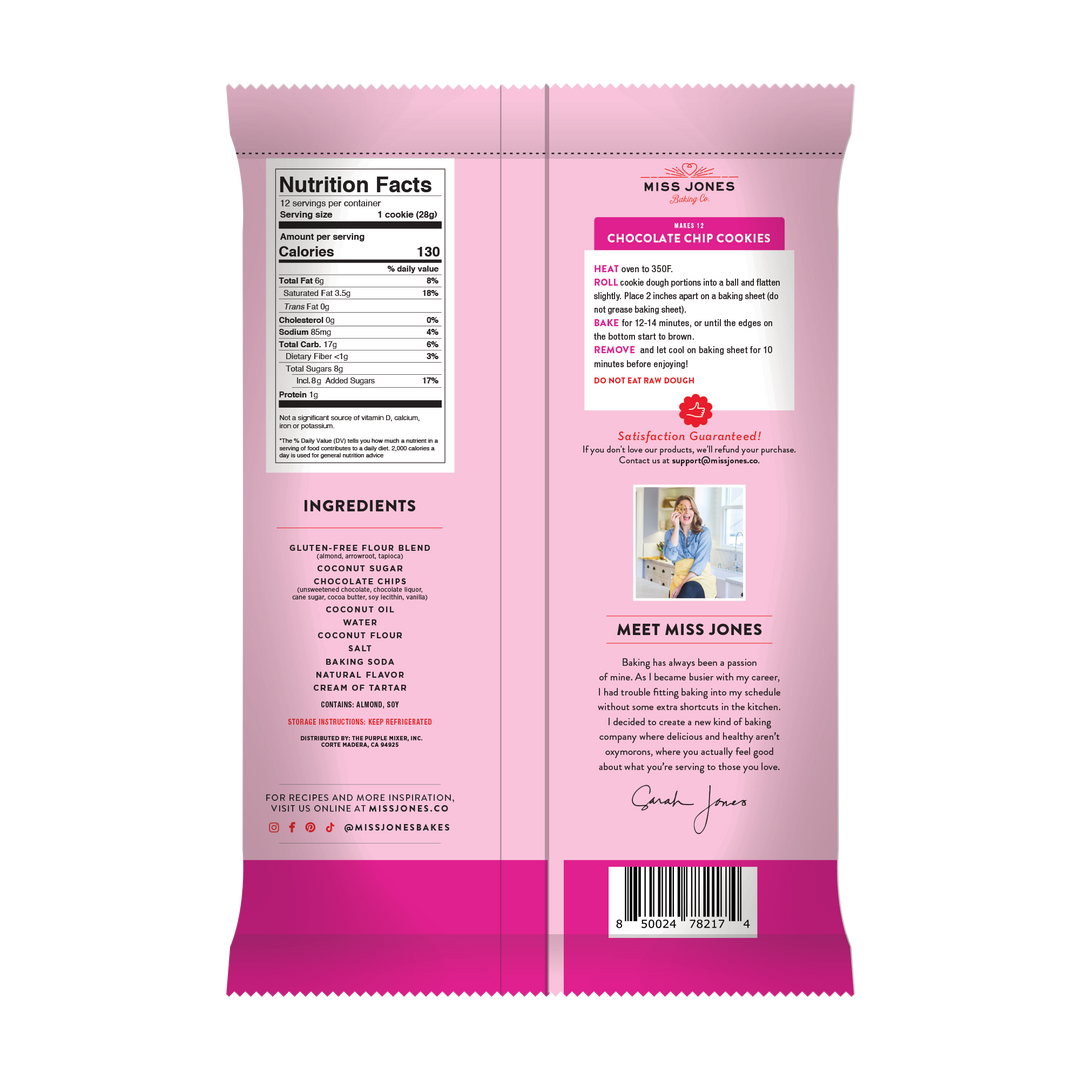 Almond Flour Chocolate Chip Cookie Dough