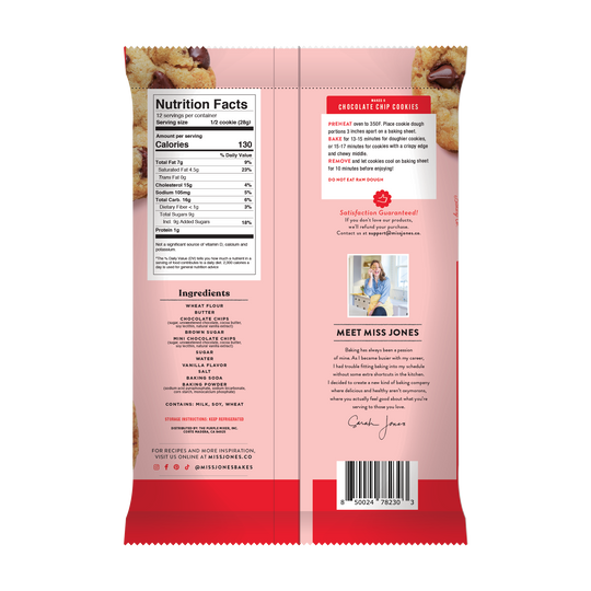 Jumbo Bakery Style Double Chocolate Chip Cookie Dough