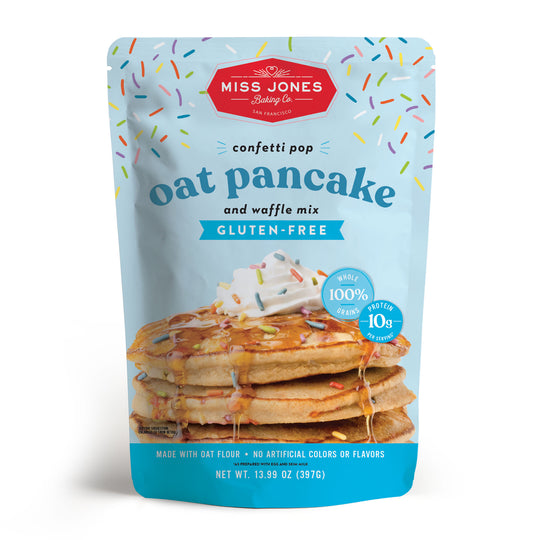 Gluten-Free Confetti Pop Oat Pancake Mix