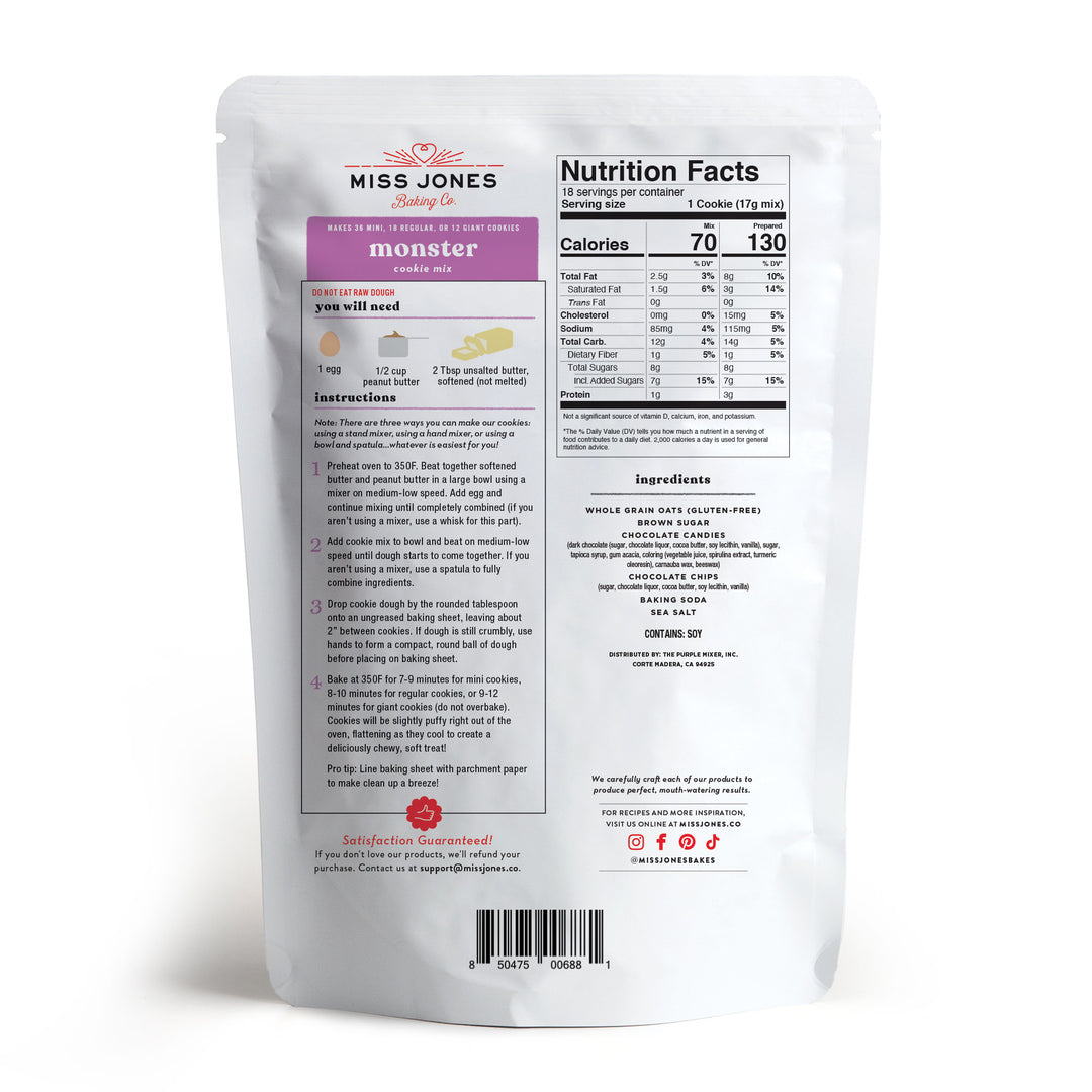 Gluten-Free Monster Cookie Mix