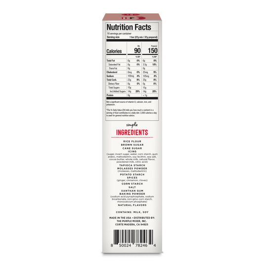 Gluten Free Iced Gingerbread Blondie Bar Kit