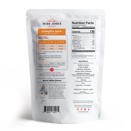 Pumpkin Spice Pancake & Waffle Mix