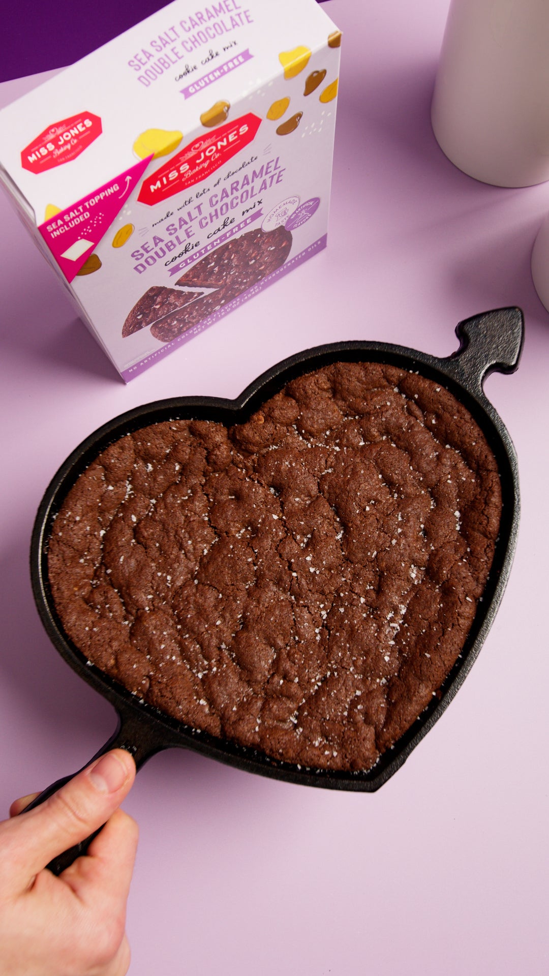 Gluten Free Sea Salt Carmel Double Chocolate Chip Cookie Kit