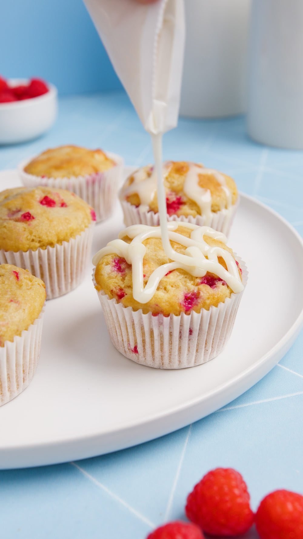 Gluten-Free Raspberry White Chocolate Muffin and Bread Kit