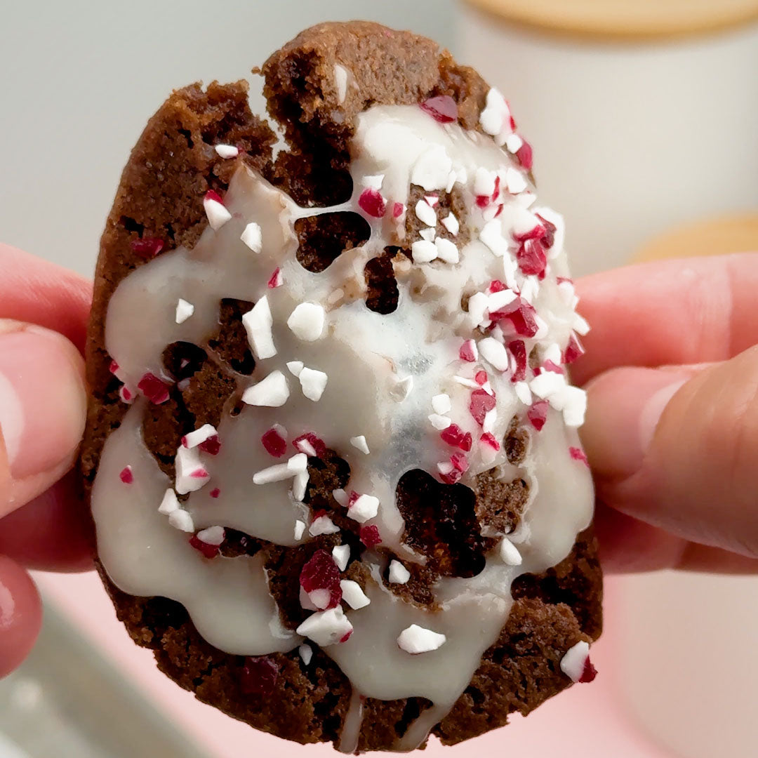 Bakery Style Peppermint Bark Cookie Dough Kit