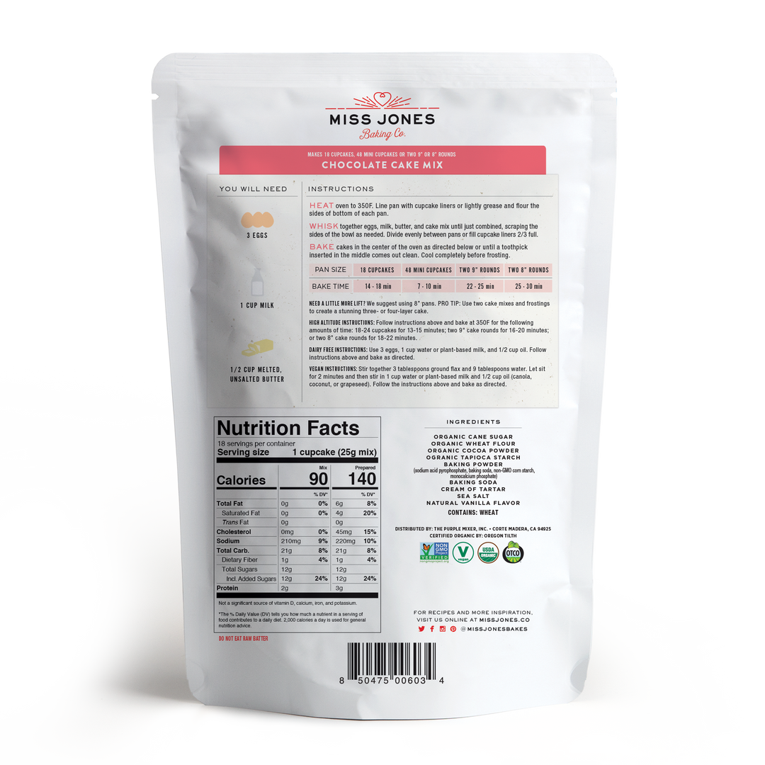 Organic Chocolate Cake Mix