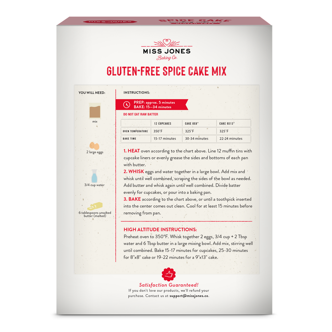 Gluten Free Spice Cake Mix