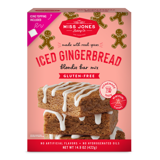Gluten Free Iced Gingerbread Blondie Bar Kit