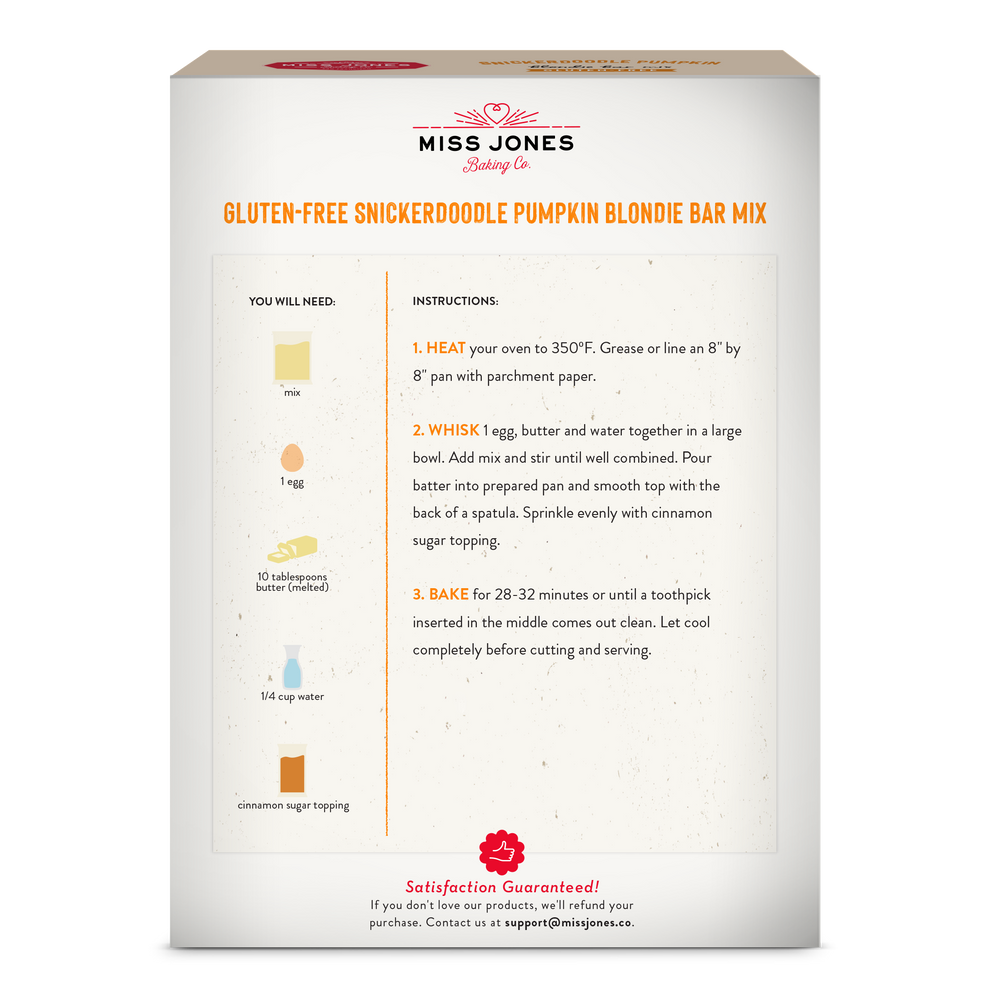Gluten Free Snickerdoodle Pumpkin Blondie Bars