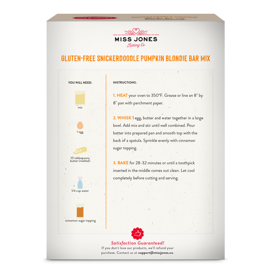 Gluten Free Snickerdoodle Pumpkin Blondie Bars