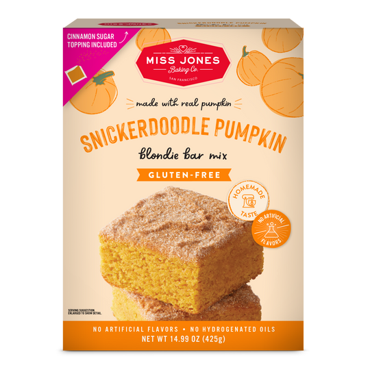 Gluten Free Snickerdoodle Pumpkin Blondie Bars