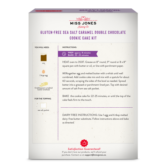Gluten Free Sea Salt Carmel Double Chocolate Chip Cookie Kit