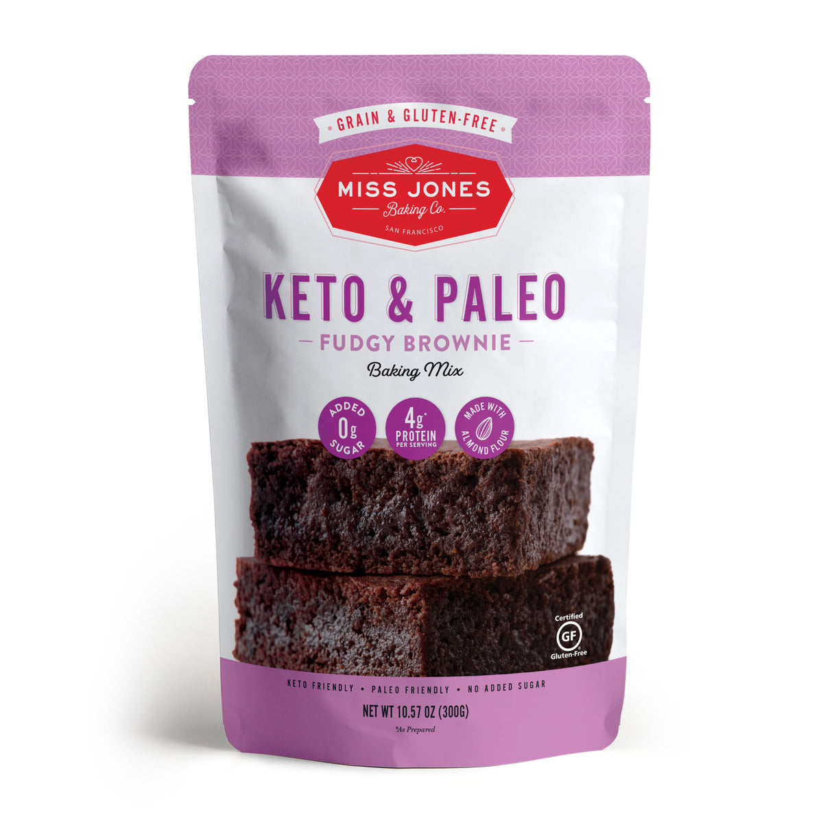 Keto And Paleo Fudgy Brownie Mix Miss Jones Baking Co