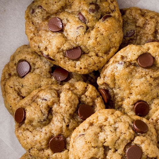 A view of a bunch of Miss Jones Baking Organic Chocolate Cookies